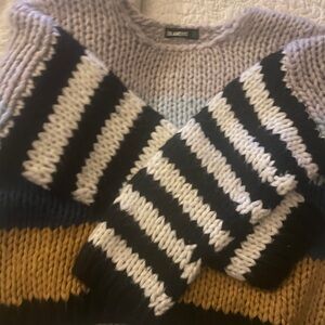 Striped Knit SweaterBlankNYC